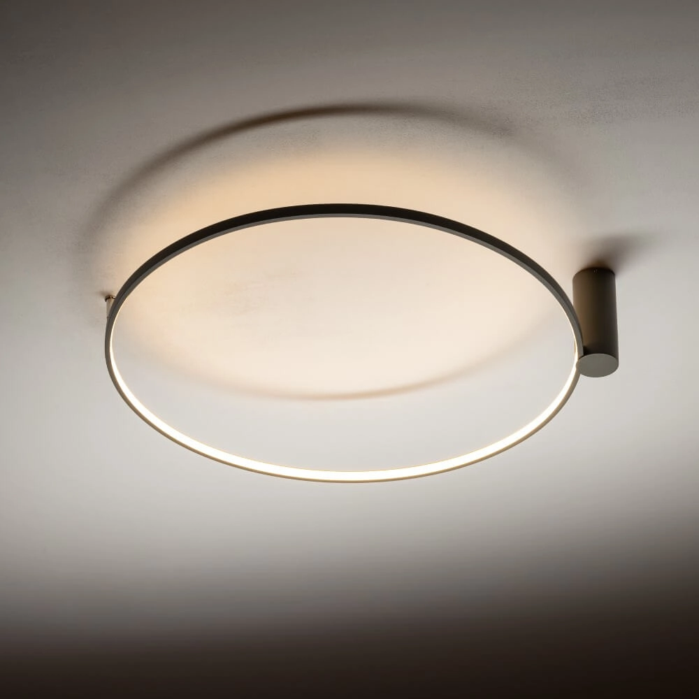 Applique murale design Circolo M LED vert olive Lyora 5903139114028