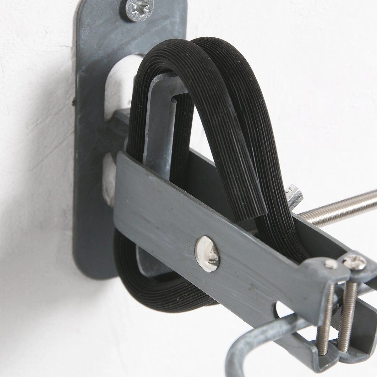 Point de serrage Gearwood gris zinc avec bois Steinhauer 8712746133776