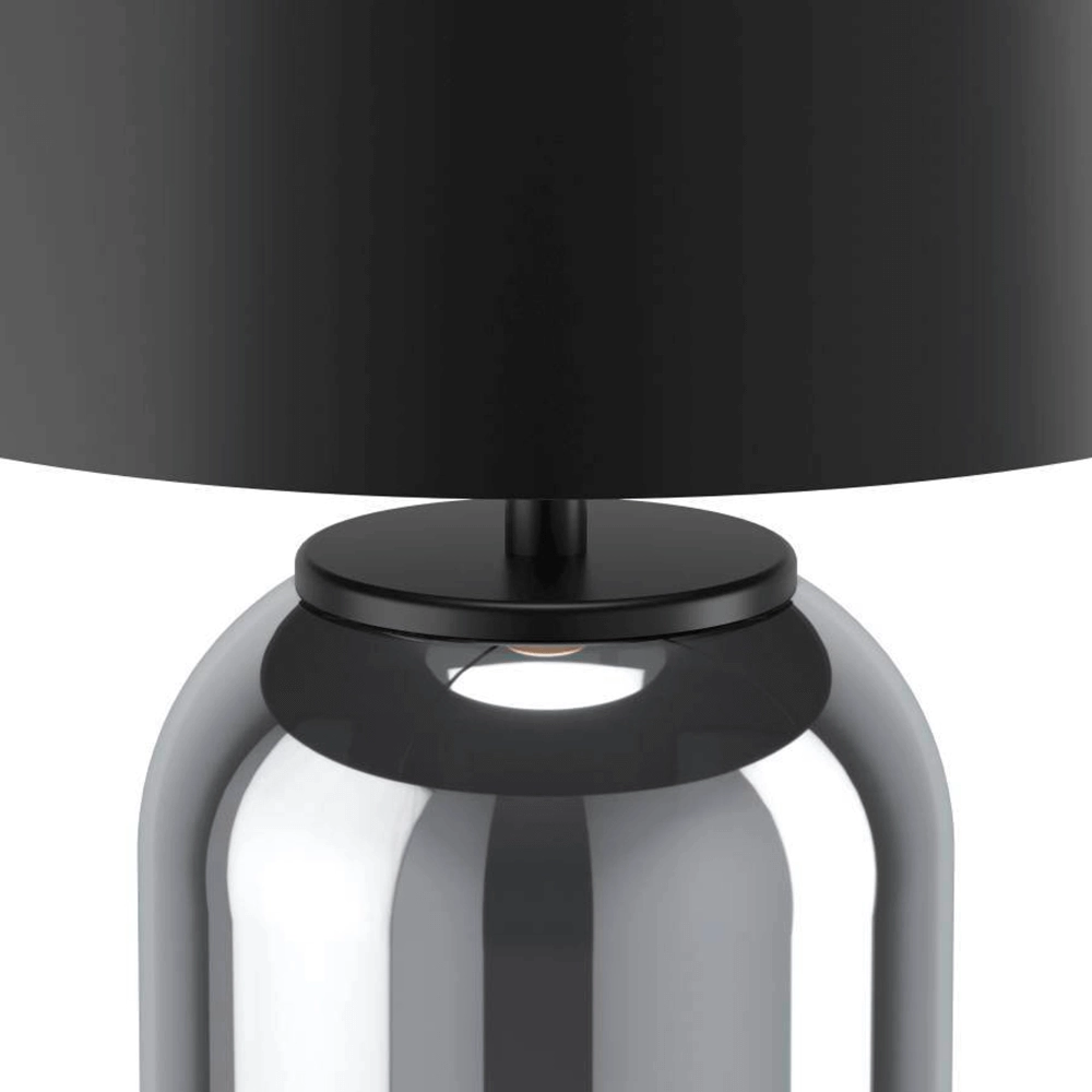 Lampe de table chic Cuite avec capuche noire Stars of Light 9008606221240