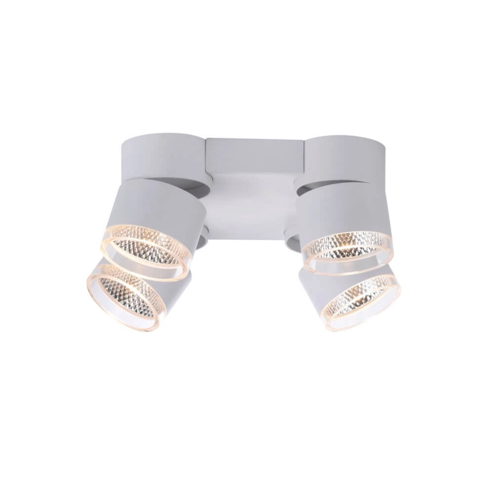 Plafonnier blanc Pure Nola 4 lumières Plafonnier blanc Pure Nola 4 lumières