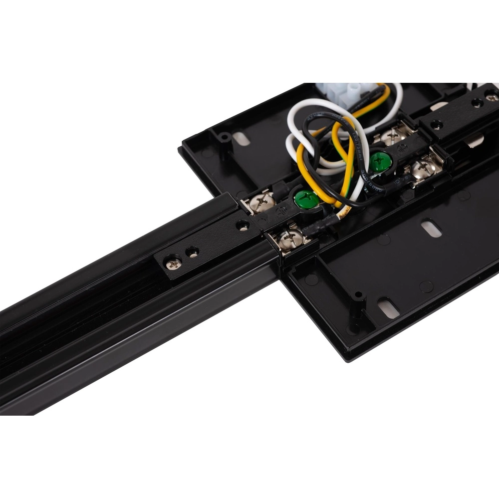 Alimentation électrique pour rail Track Noir monophasé Lucide 5411212093615