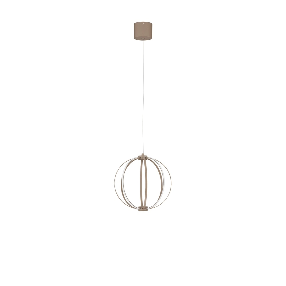 Lampe suspendue Brea beige Ø 30cm Lyora 5212017494382