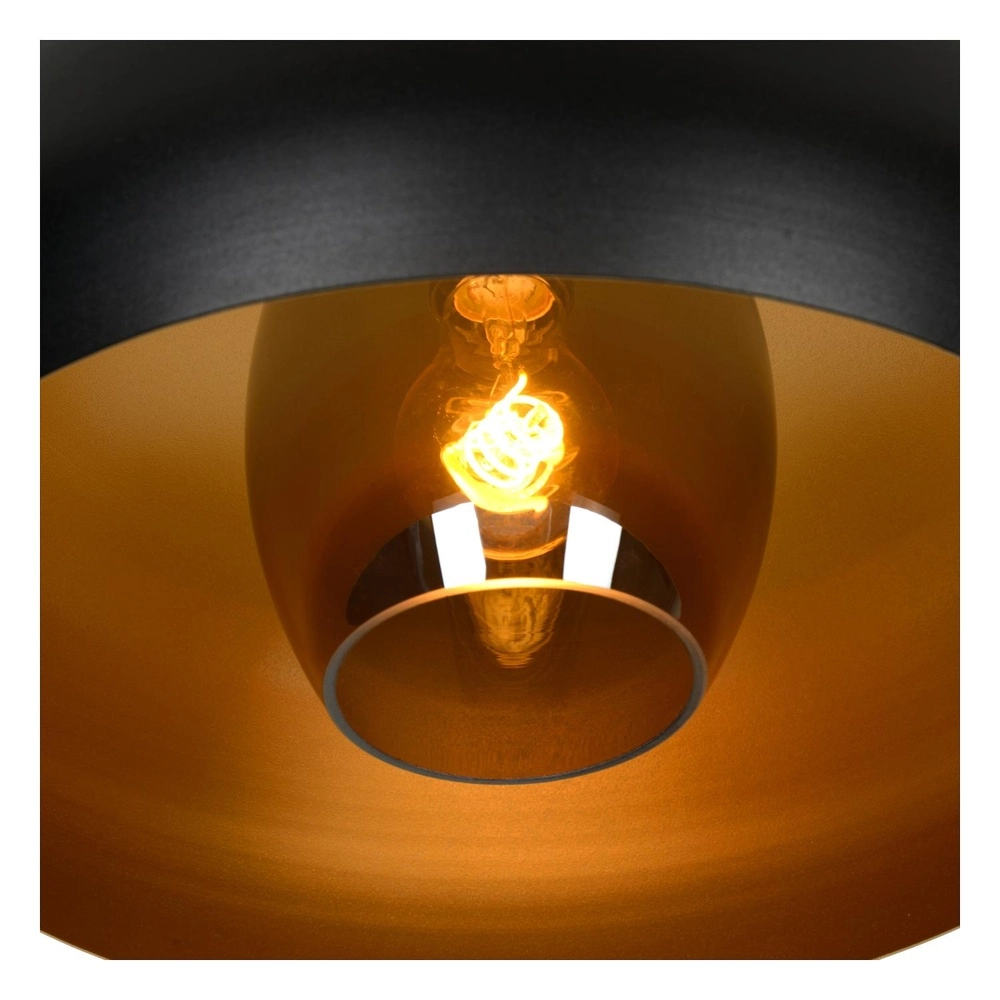 Lampe de plafond Sharan Ø 38cm noir Lucide 5411212302922