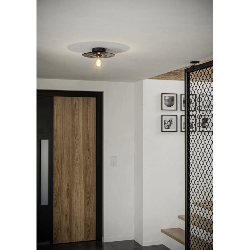 Lampe de plafond à design Lintmill Ø 30cm - 1x E27 Eglo 9002759440282