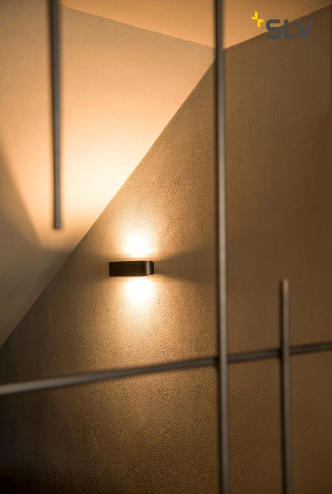 Applique murale Ossa R7S 18 cm noir SLV 4024163142199