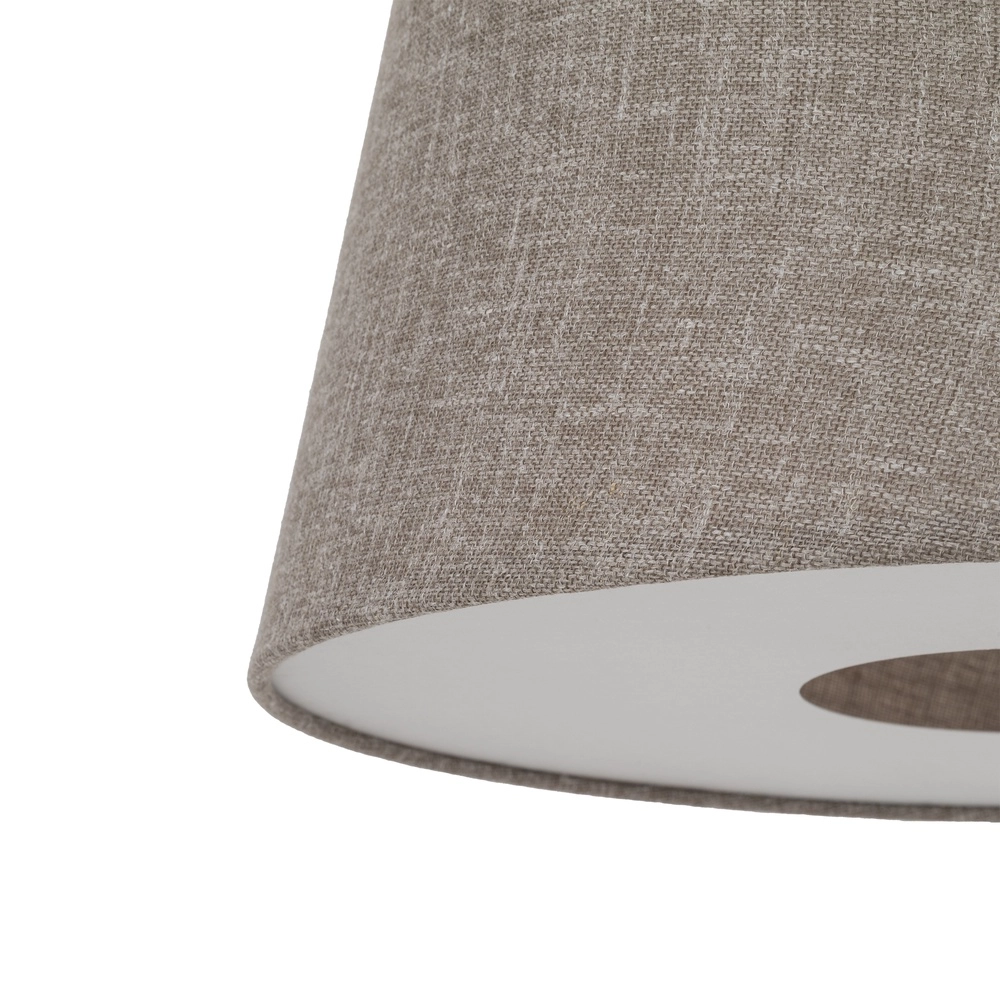 Lampe de pied Tutoia brun sable Ø 46cm Lyora 5903139116831