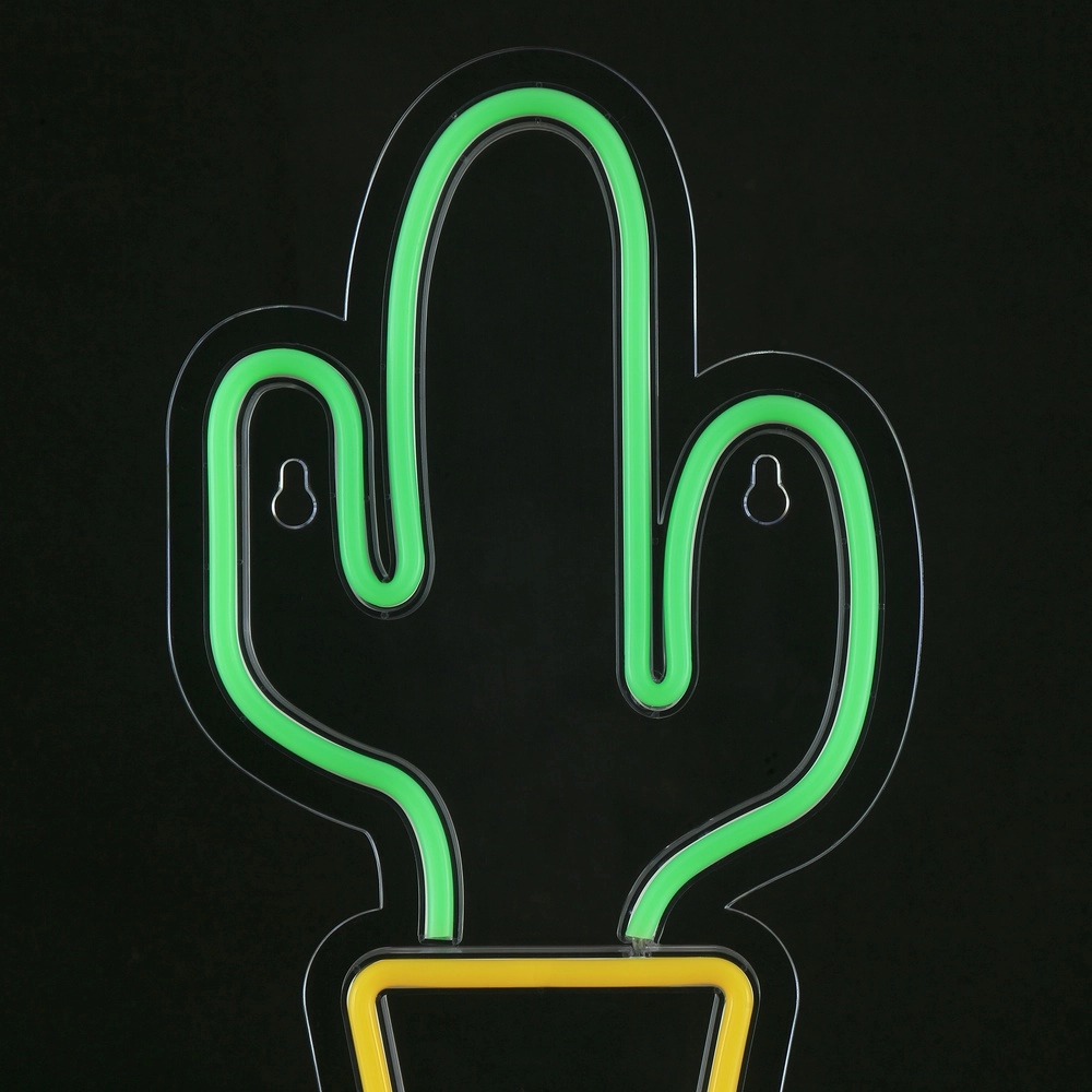 Lampe murale au néon Neon-Tales Cactus Brilliant 4004353477843