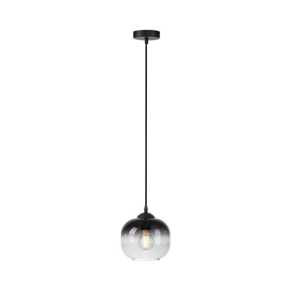 Lampe suspendue noire Zea célibataire Just Light 4043689993740
