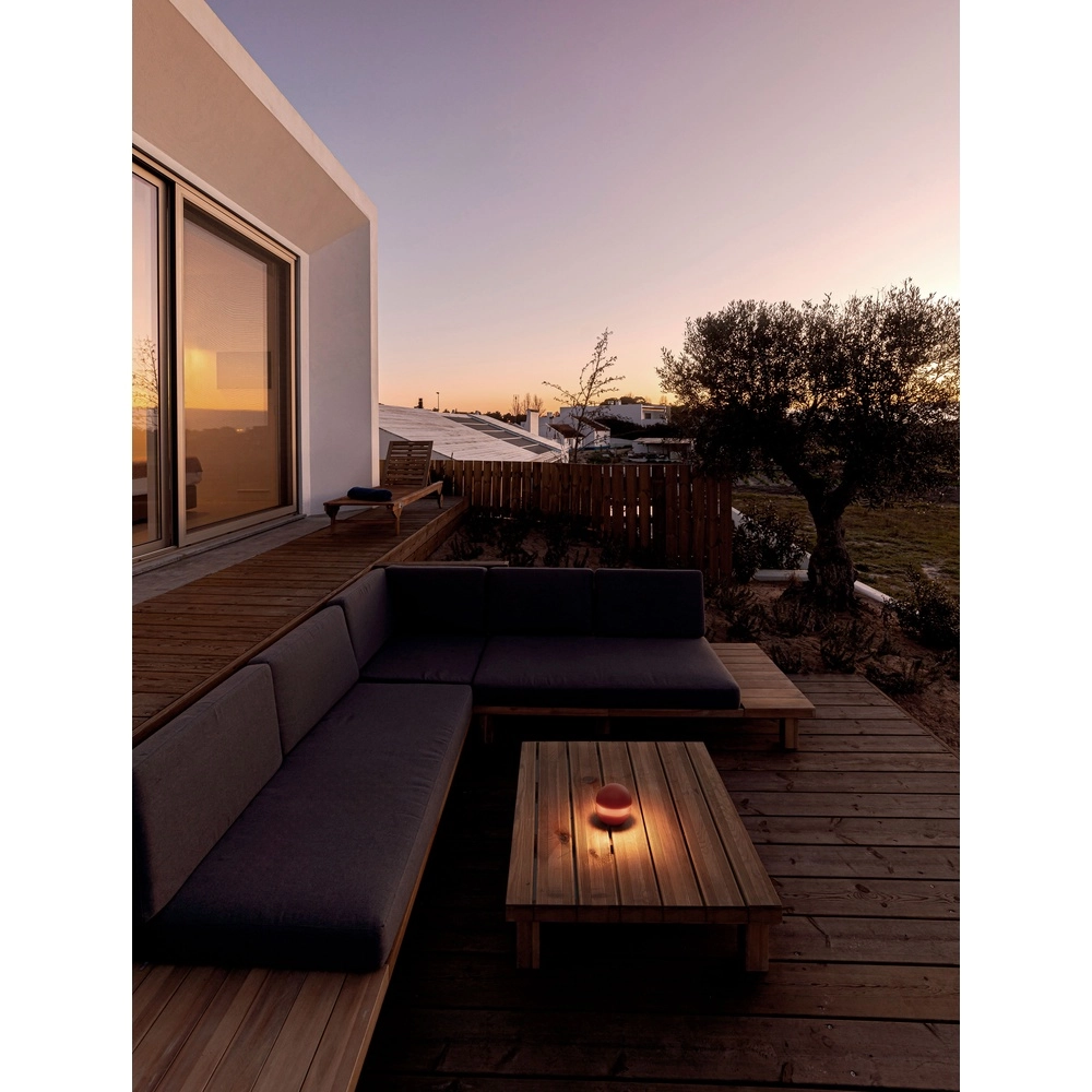 Lampe de table Puk Orange rechargeable Lyora 5212017478566