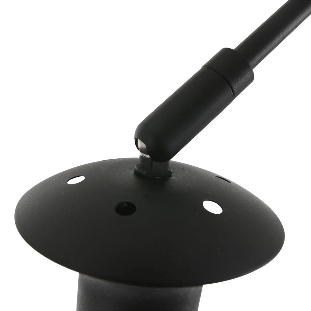 Applique murale arche Sparkled Light noir avec capuche en rotin Steinhauer 8712746181982