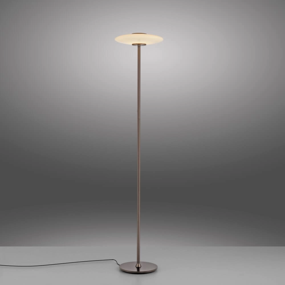 Lampadaire design Pure Vitrum brun Paul Neuhaus 4012248382714