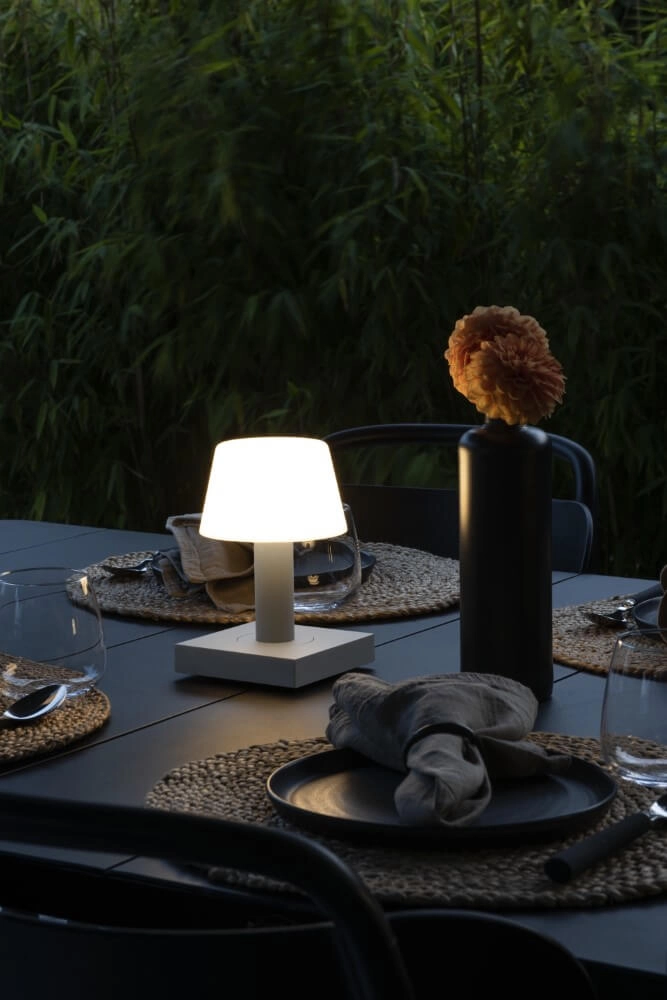 Lampe de table rechargeable Monaco blanc KonstSmide 7318308252520