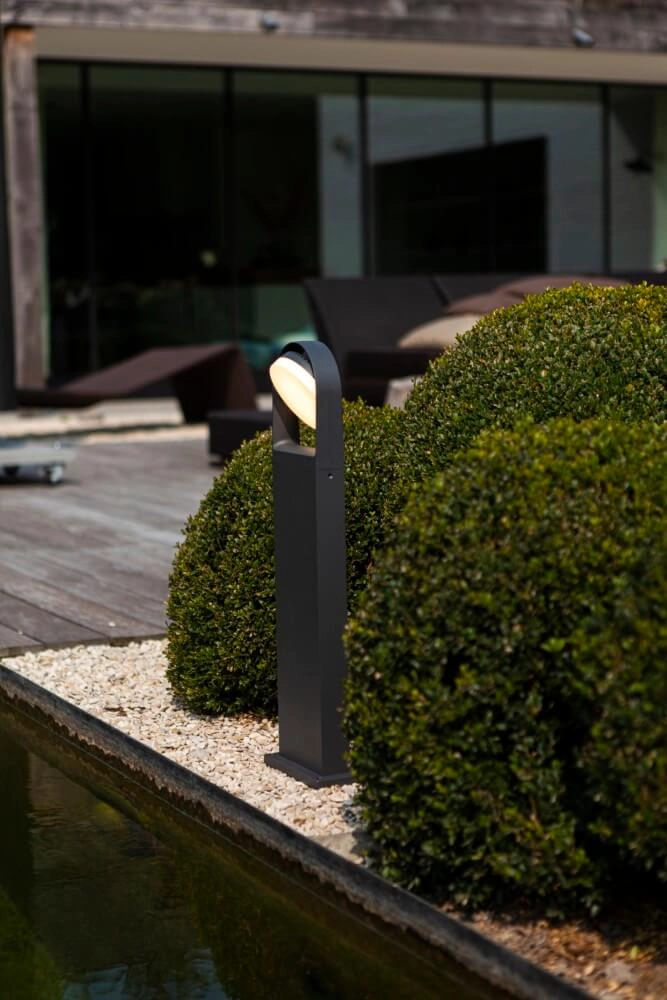 Lampe de jardin design Fele anthracite Lutec 6939412070230