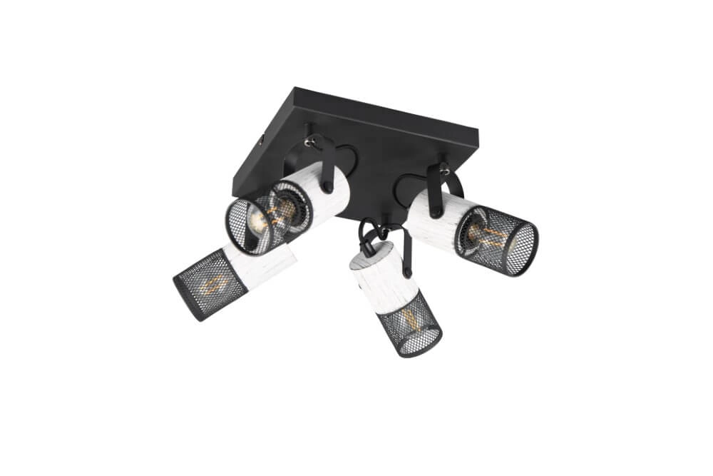 Spot en saillie design Tosh 4 lumières Trio 4017807600513