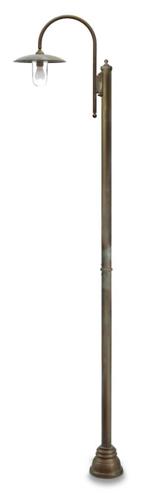 Lampe sur pied Transimeno M - laiton vieilli