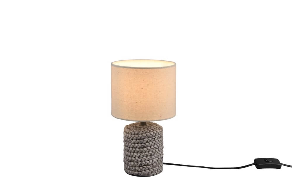 Lampe de table Mala Rotin 26cm crème Trio 4017807506839