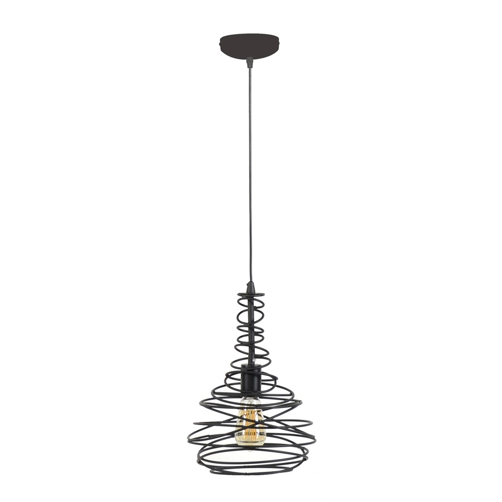 Lampe suspendue filaire Ø 25cm Spinn 1x E27 Lyora 8716803513044