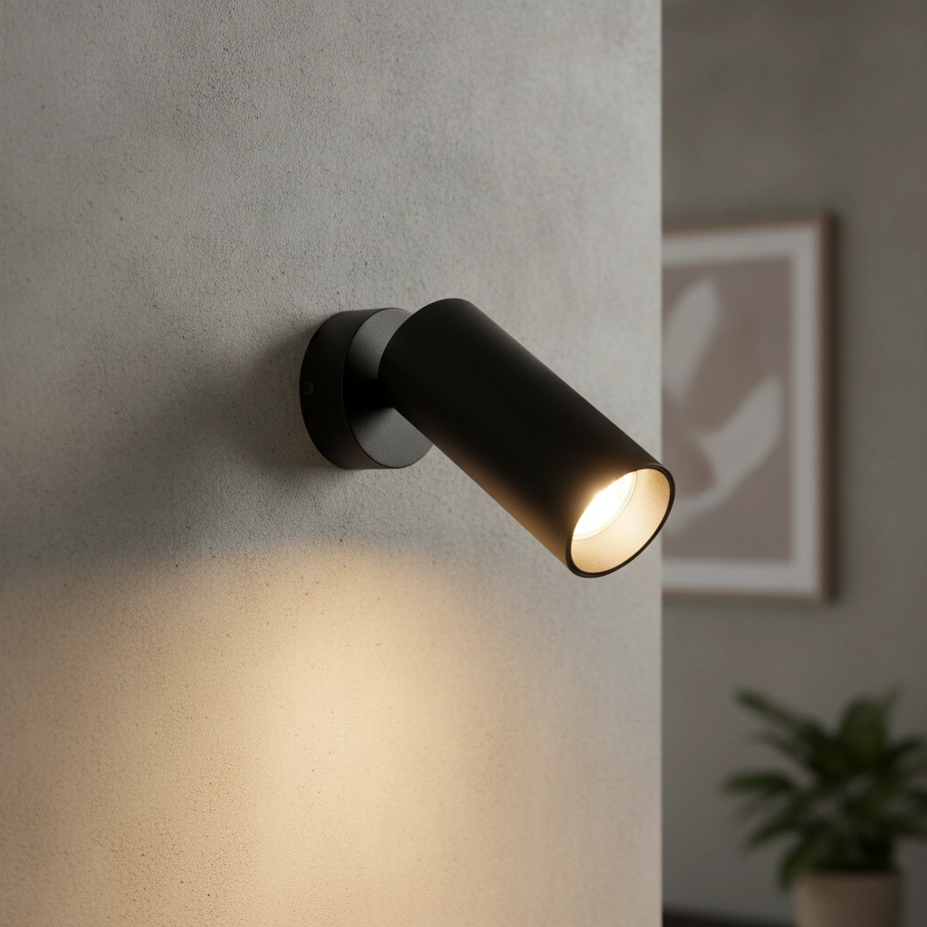 Spot mural Dexter Rond Noir