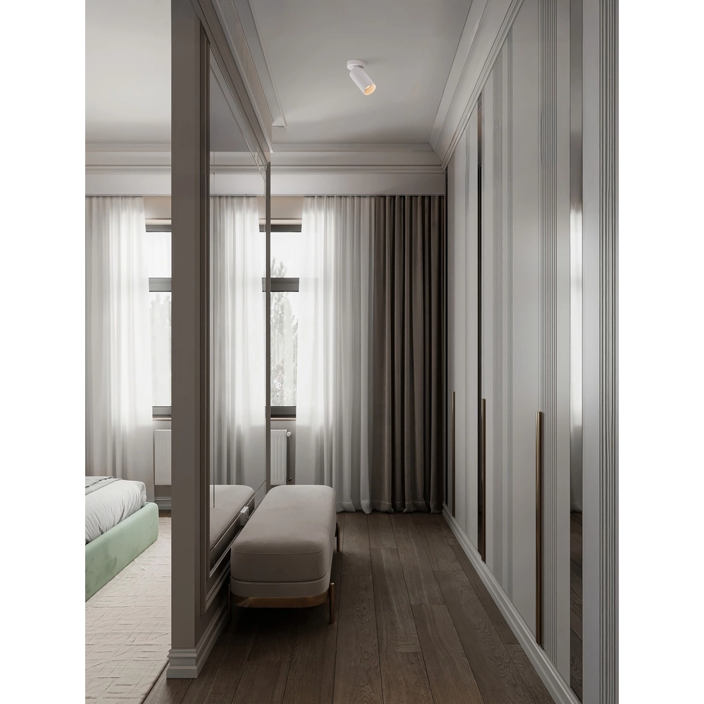 Spot de plafond Oso blanc Ø 7cm Lyora 5212017465054