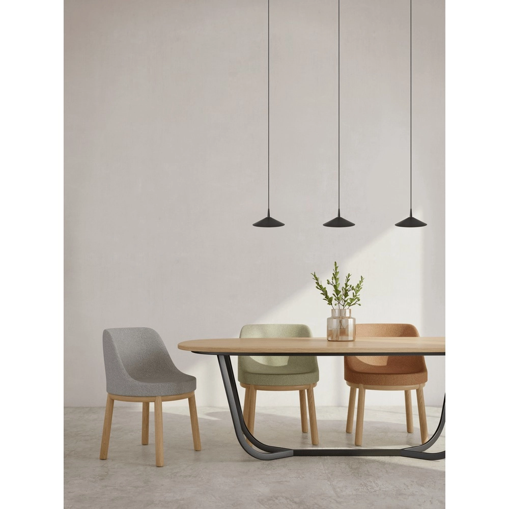 Lampe pendante à 3 lampes Ceppo noir Ø 18cm Masterlight 8718121350875