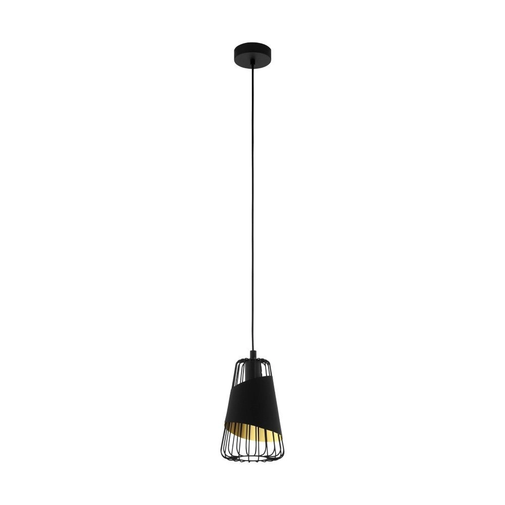 Lampe à suspension Austell 16 cm noir avec or Eglo 9002759494476