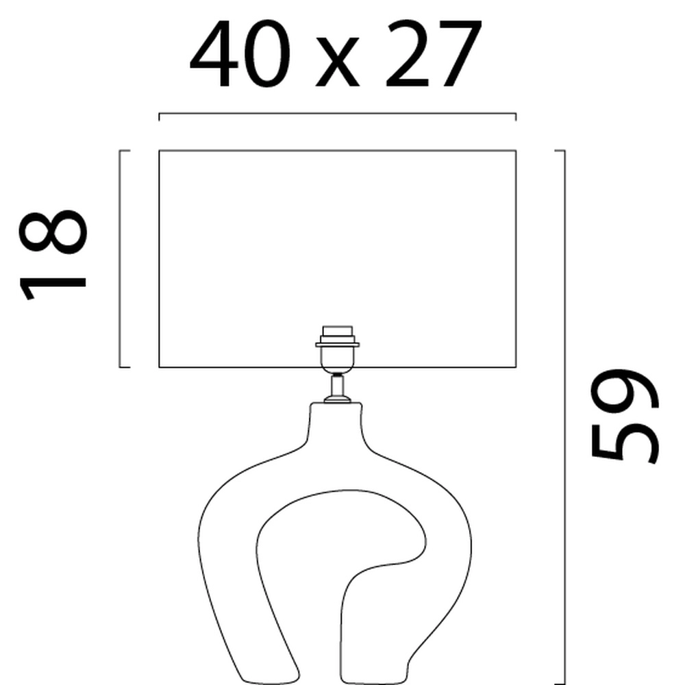 Lampe de table Japandi Woodie 40 cm - bois avec naturel Masterlight 8718121392738