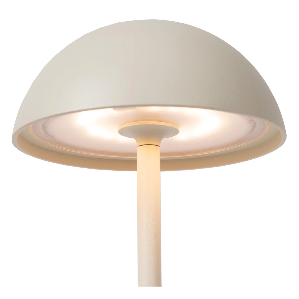 Lampe de table rechargeable Joy IP54 blanc Lucide 5411212151957