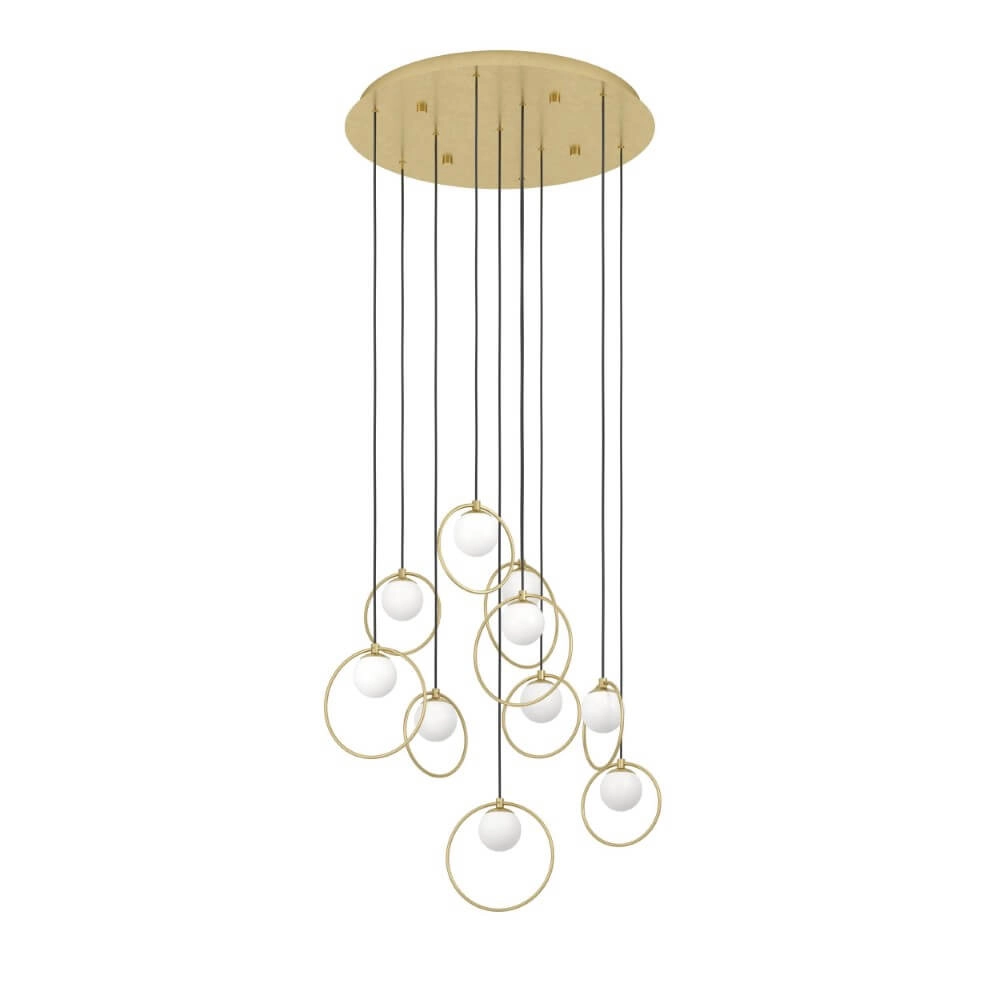 Lampe suspendue dorée Portocolom Ø 58 cm Lampe suspendue dorée Portocolom Ø 58 cm