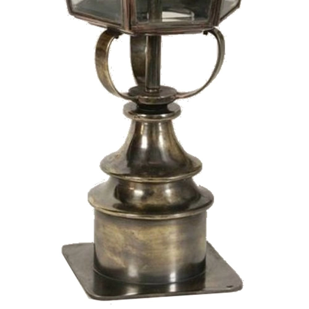 Lampadaire rural Chelsea Short Pillar fait main - laiton (pb) Limehouse 8716803507050