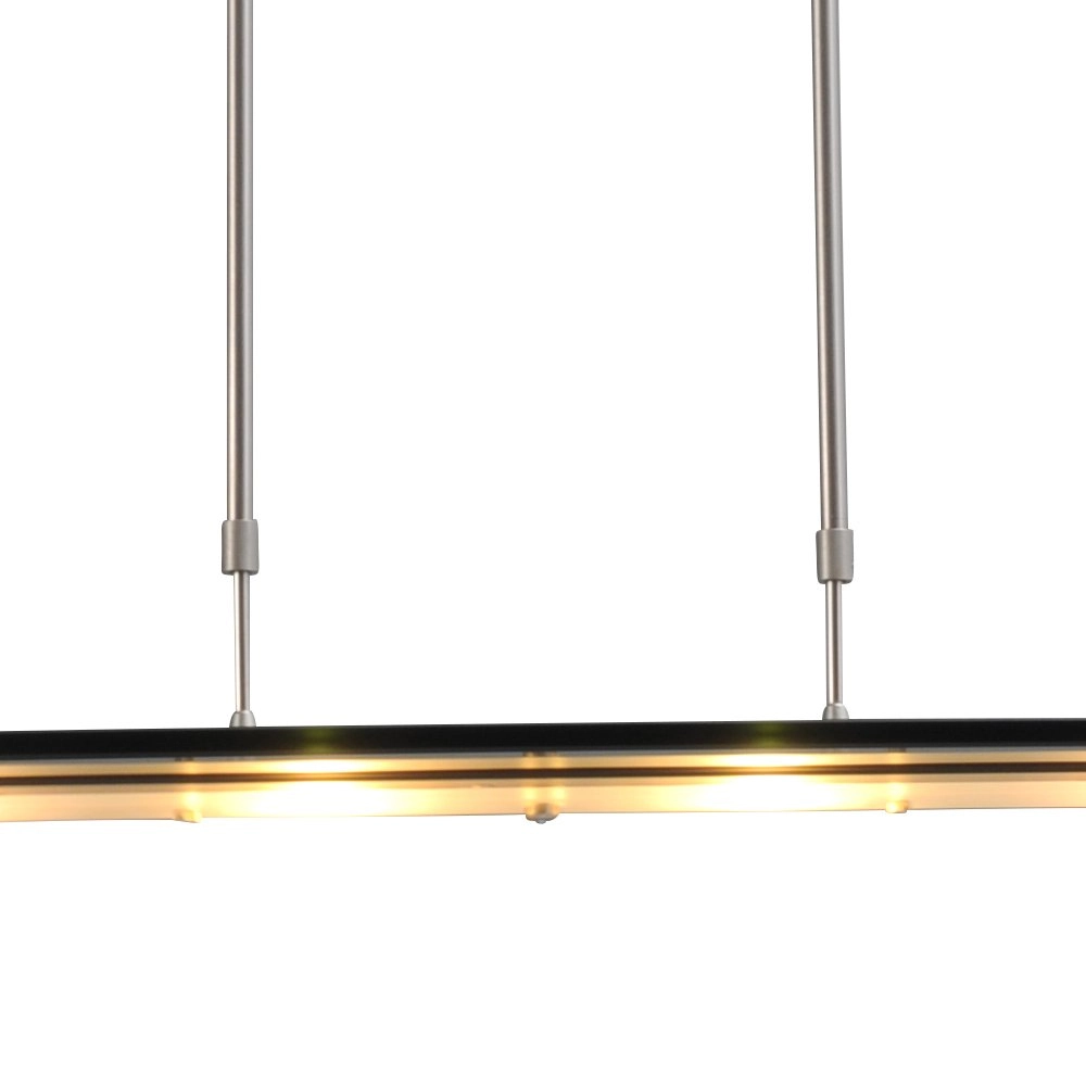 Lampe de salle à manger Vigo 2 140cm nickel avec noir Masterlight 8718121181110