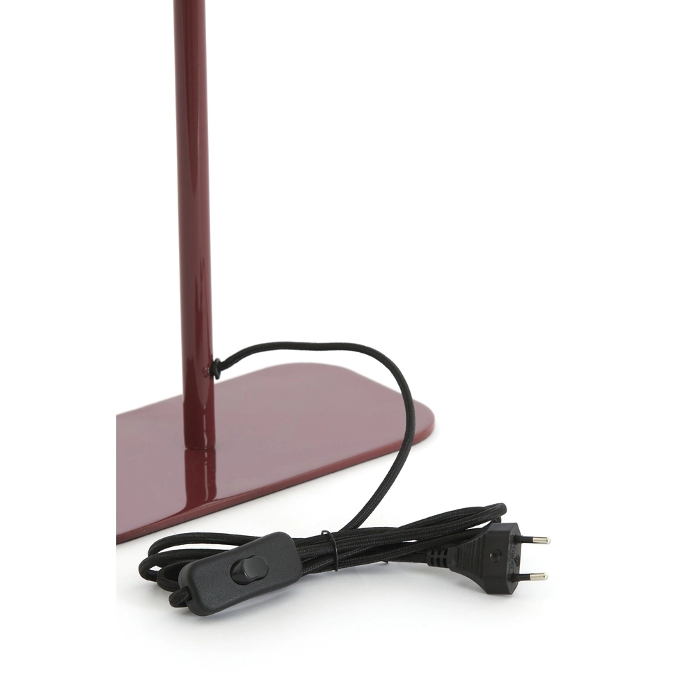 Lampe de chevet Elenie 25x13cm - bordeaux brillant Light & Living 8717807818821