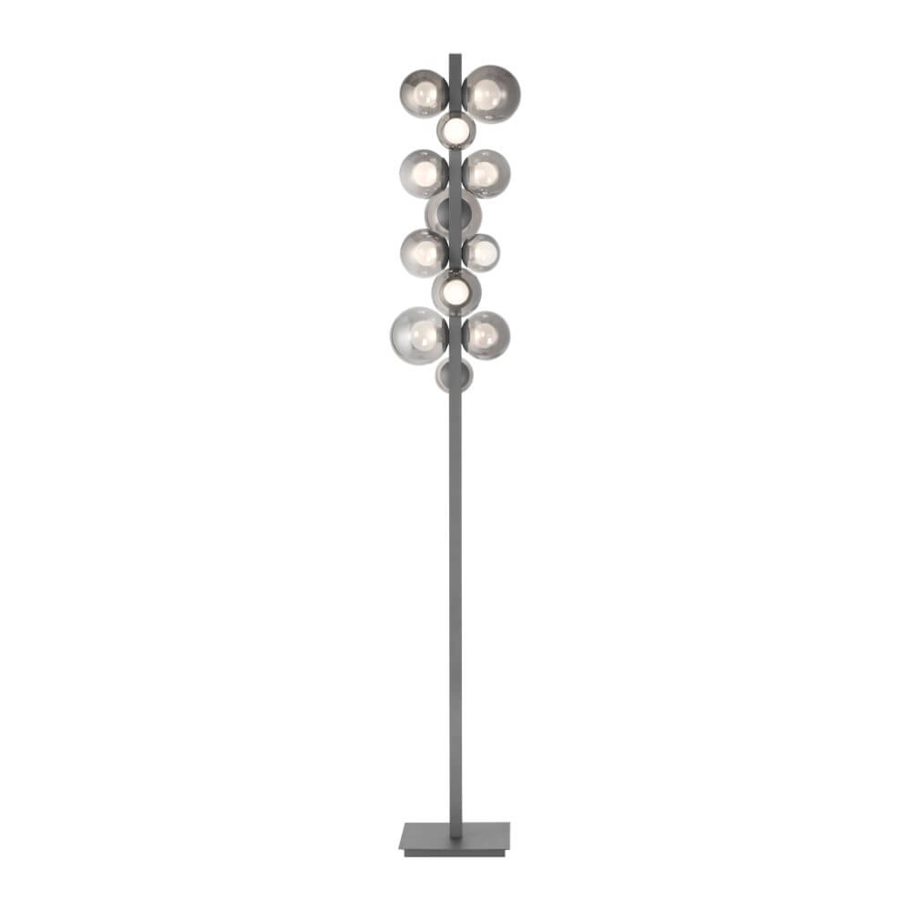 Lampadaire gris Pure Popup conception Paul Neuhaus 4012248385647