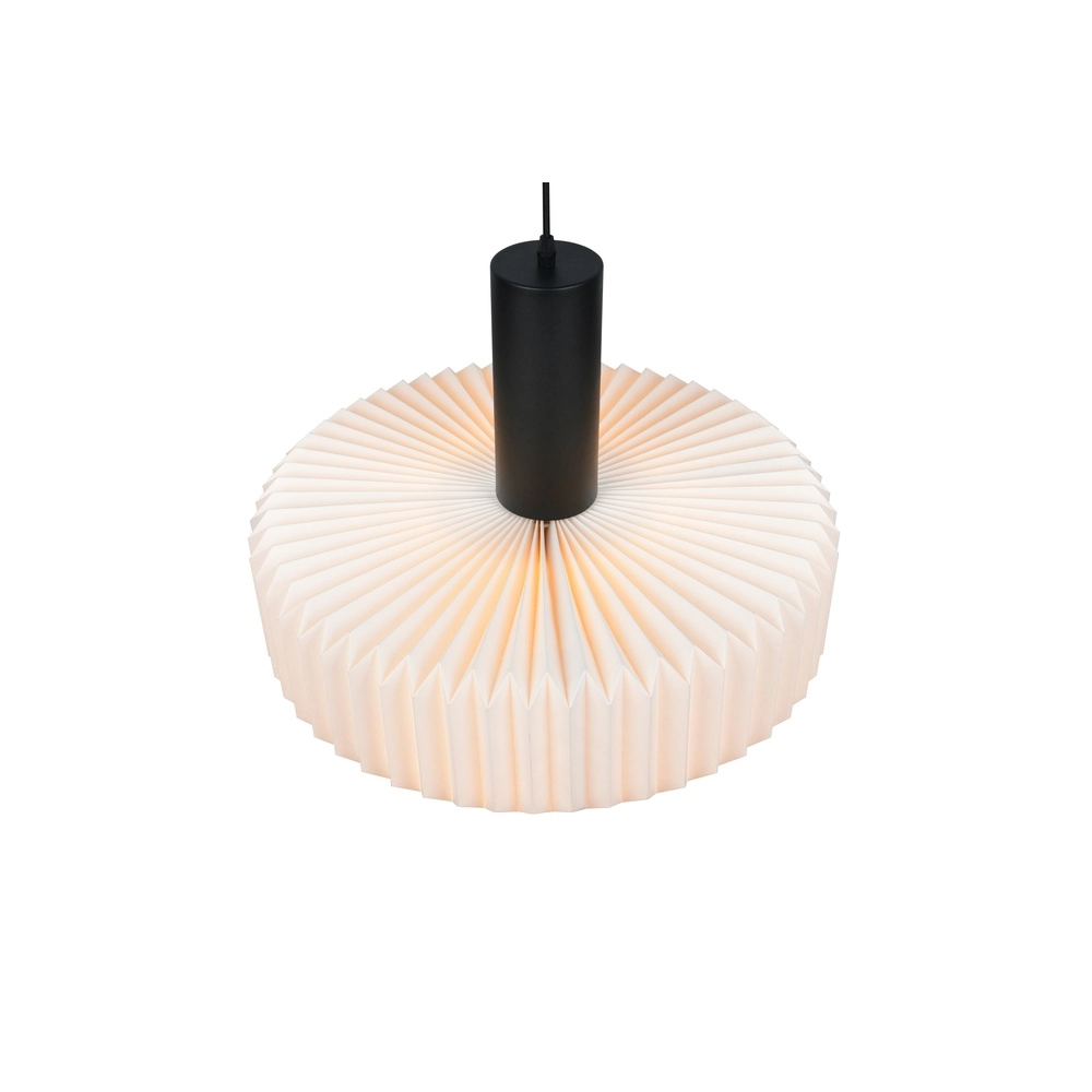 Lampe pendante moderne Lamora noir et blanc Trio 4017807702323