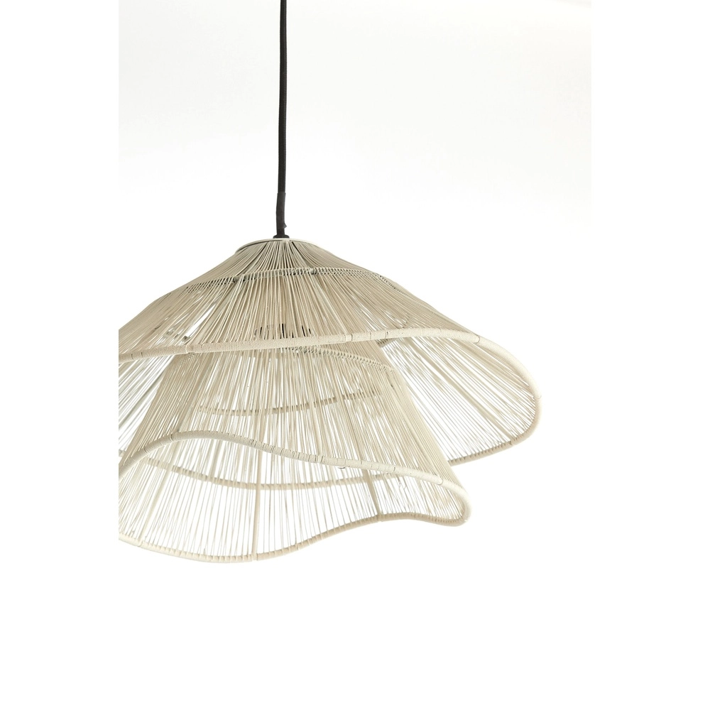 Lampe pendante Japandi Alameda blanc Ø 36cm Light & Living 8717807778774