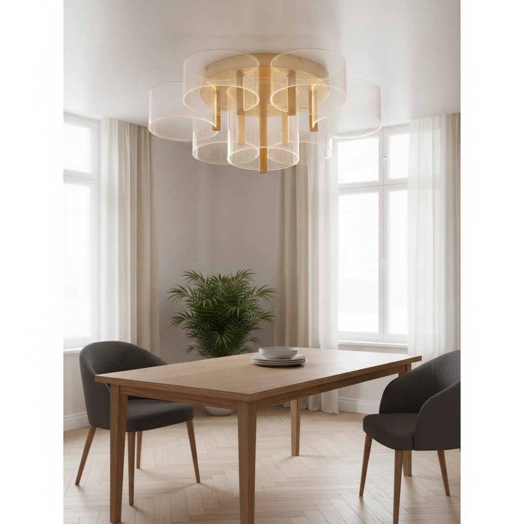Plafonnier design Gatlin or Ø 68cm