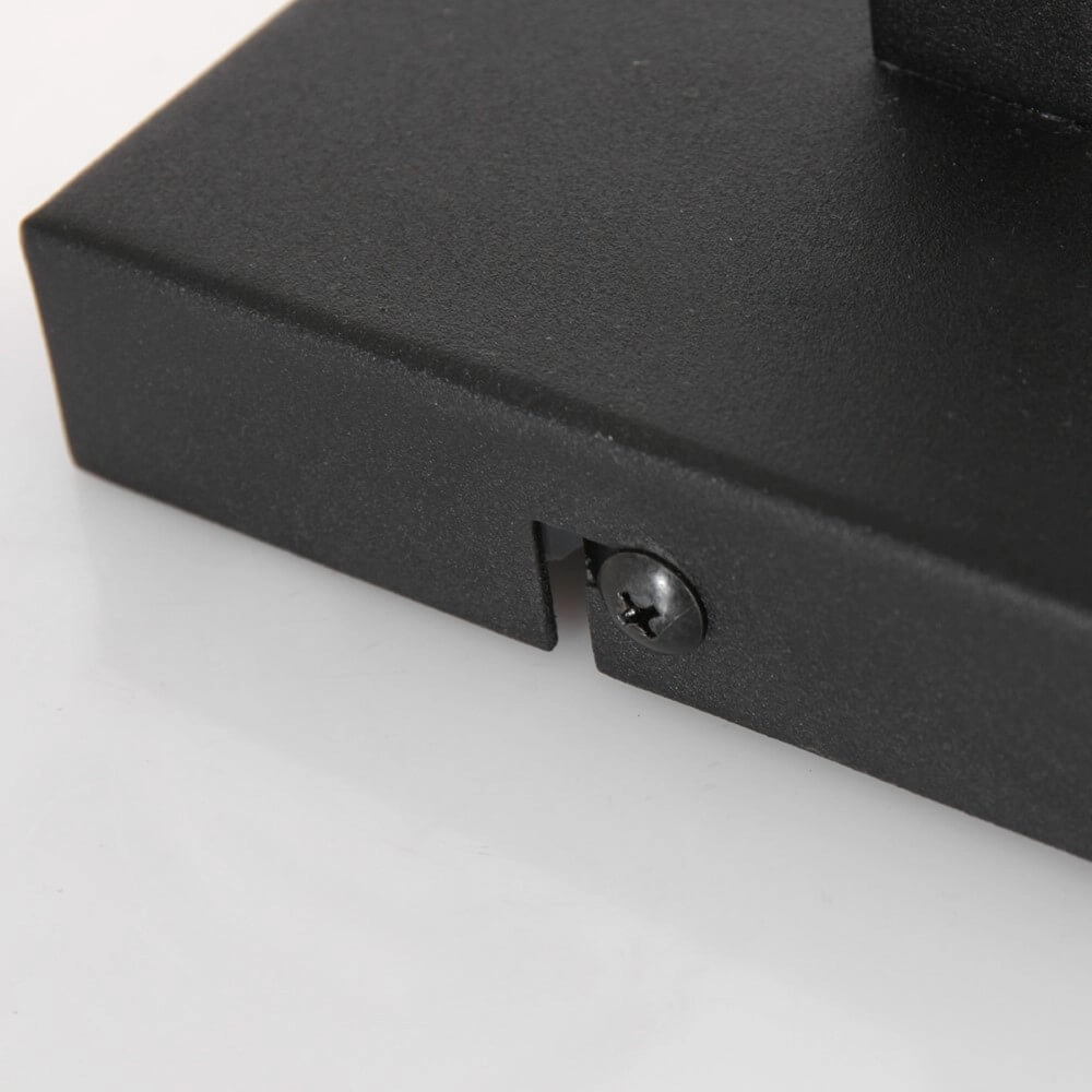 Applique de chambre à coucher Stanger noir avec du blanc Steinhauer 8712746151589