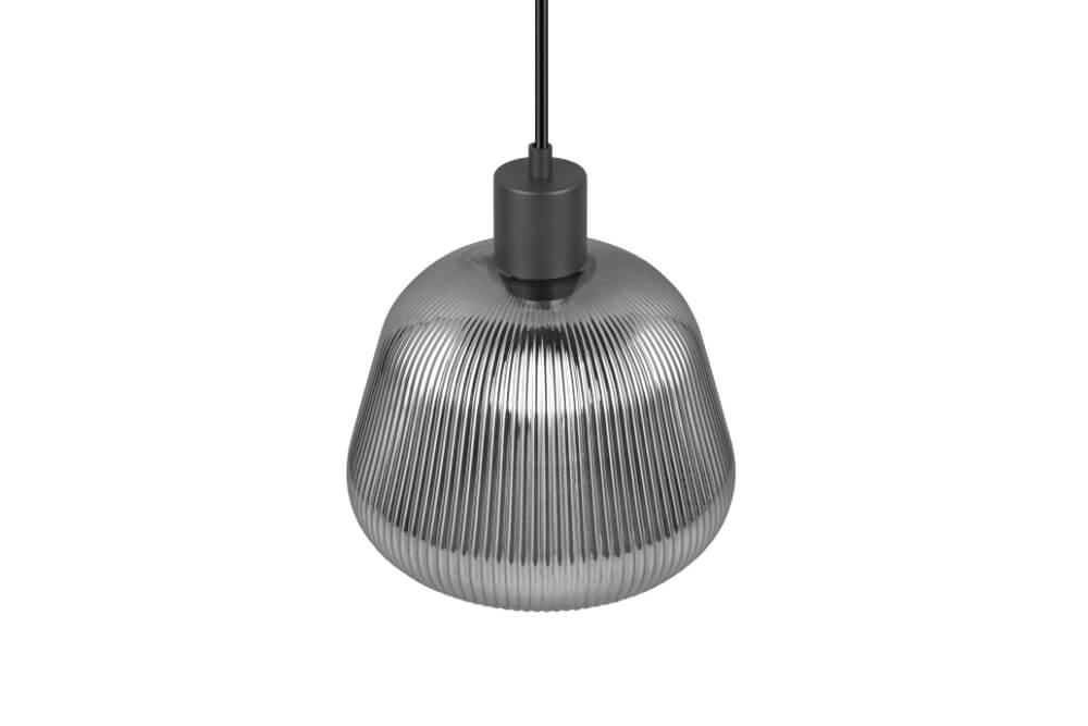 Lampe suspendue Tarifa avec verre strié Trio 4017807615791