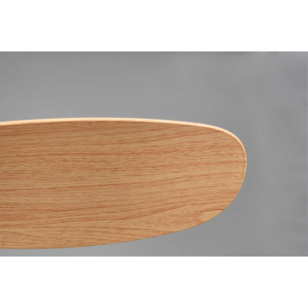 Éventail blanc Flen avec des sommets en bois Ø 108 cm Trio 4017807689297