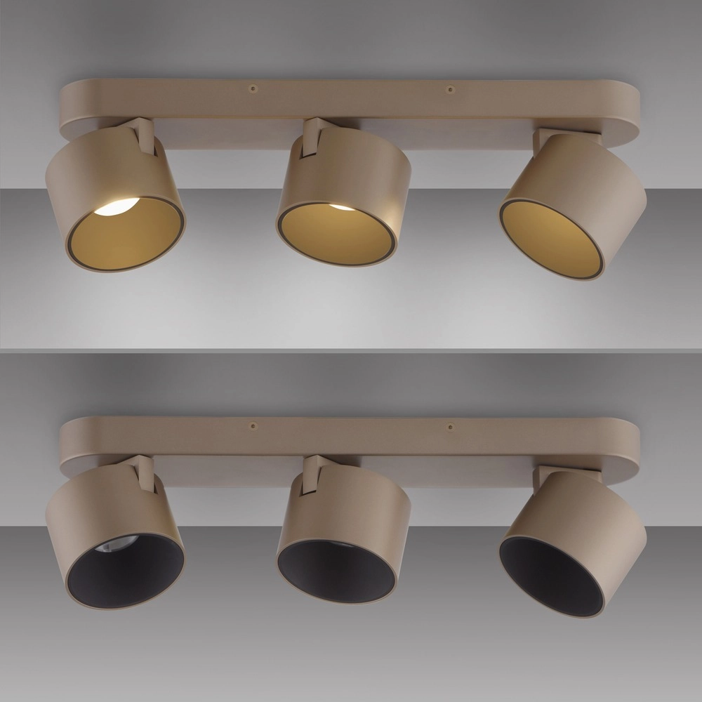 Projecteur à LED 3L monté en surface Pure Cup Bronce Paul Neuhaus 4012248395622