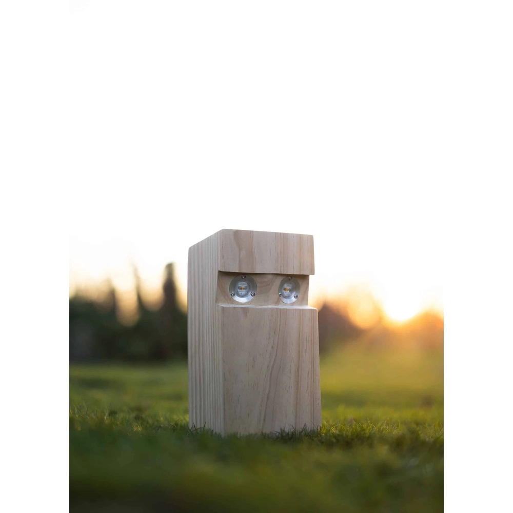Éclairage de chemin en bois Pallina Chêne - 20cm - 2700K Timberlab 8716803513914