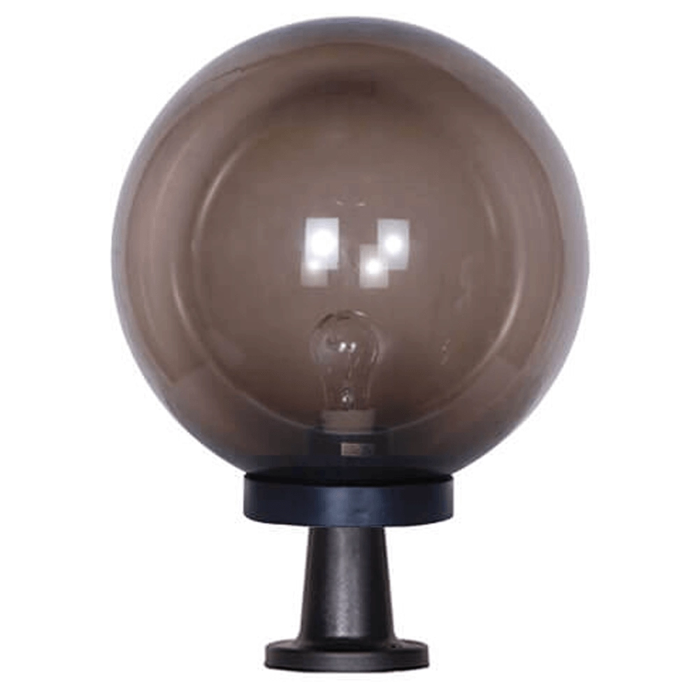 Lampe globe Bolano 58cm. Fumée de piédestal Lampe globe Bolano 58cm. Fumée de piédestal