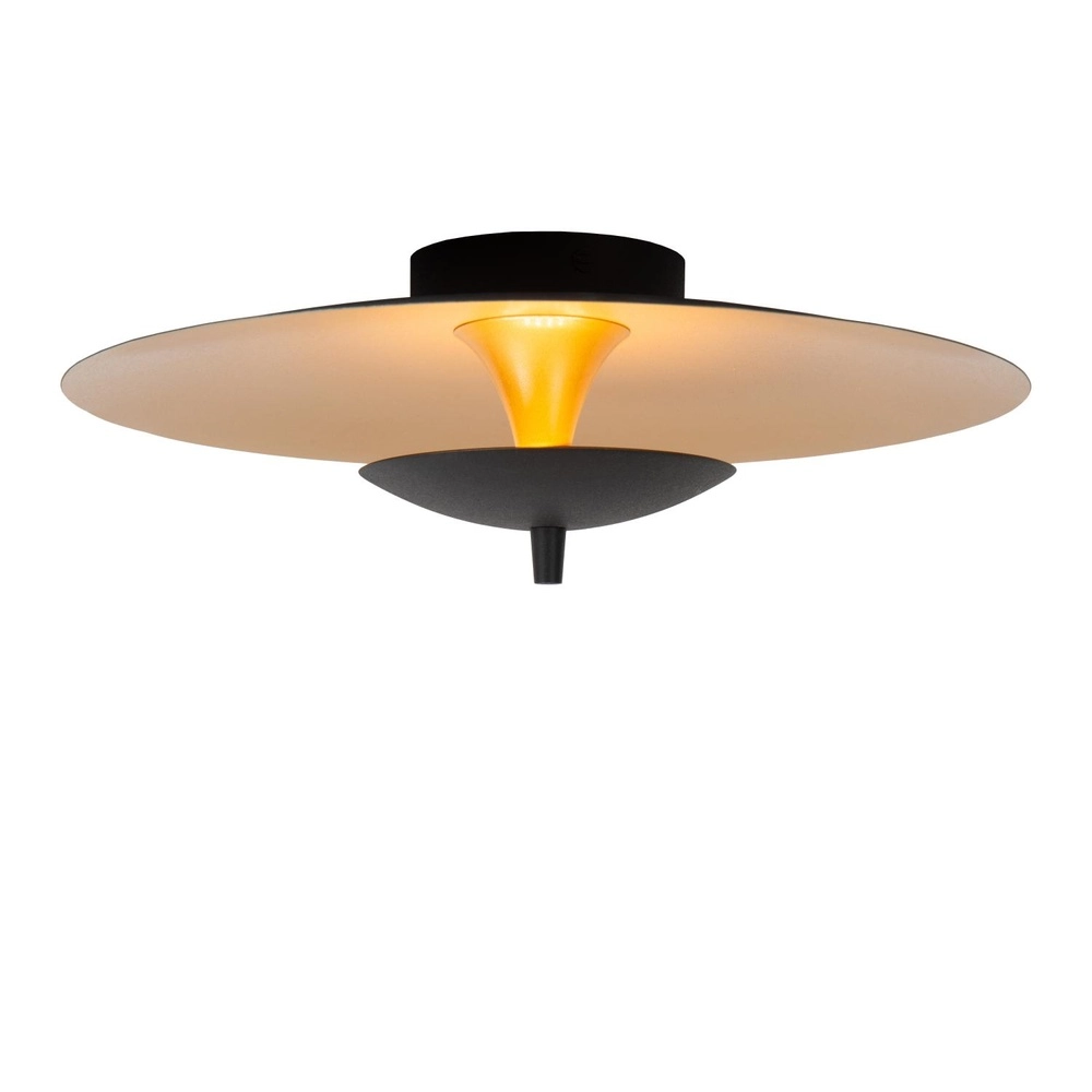 Lampe de plafond à design Vulcan Or avec noir Lucide 5411212303448