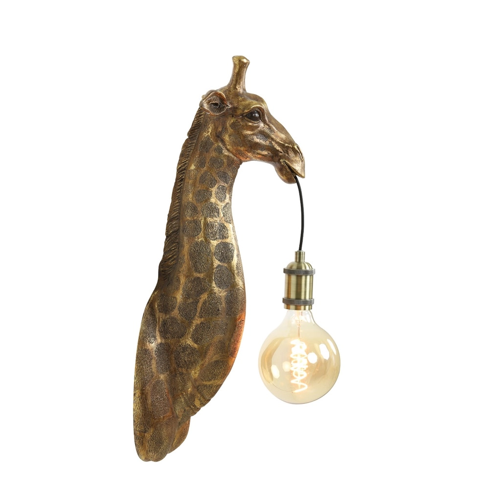 Lampe murale Giraffe bronze Light & Living 8717807607937
