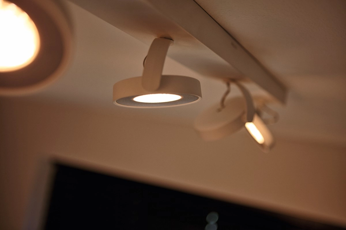 spot Clockwork 4 lumières blanc Philips 8718696154526