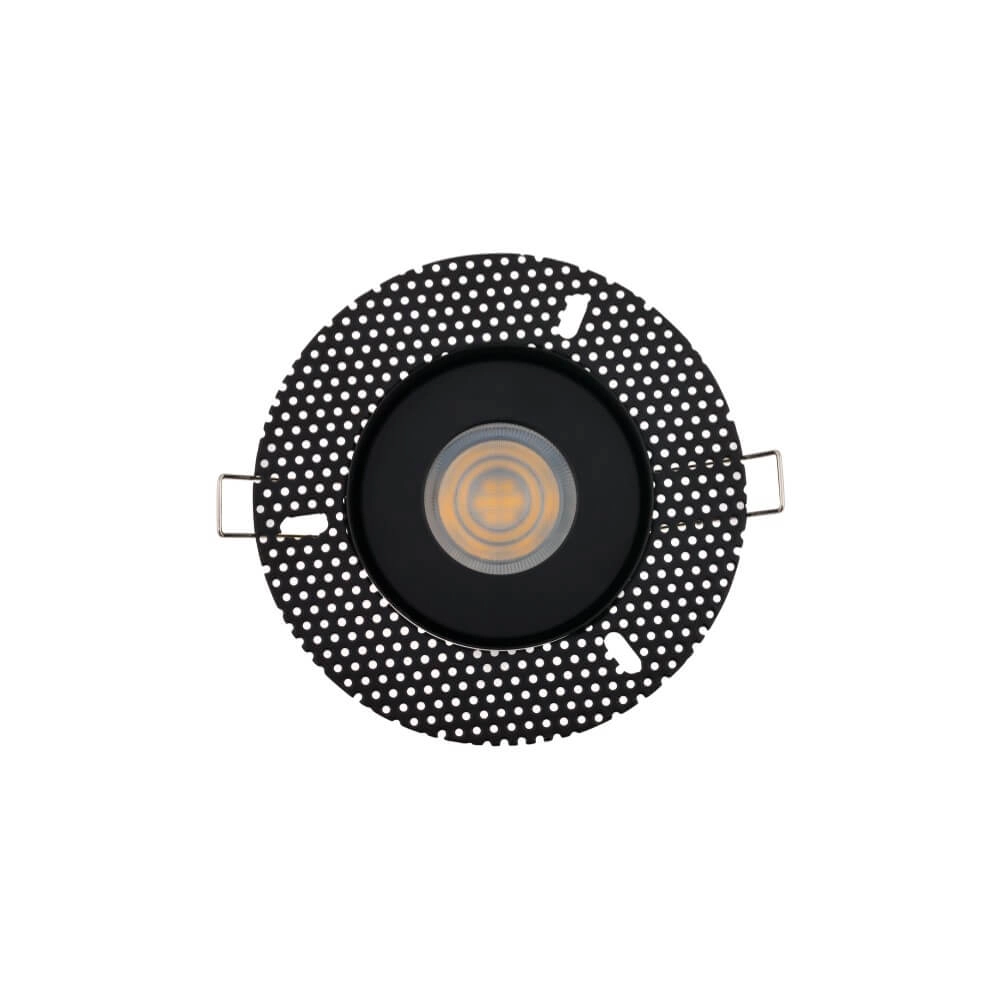 Spot encastrable sans bordure Echo noir IP54 Lyora 5903139837293