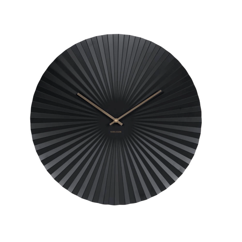 Horloge murale Sensu XL noir - Ø 50cm