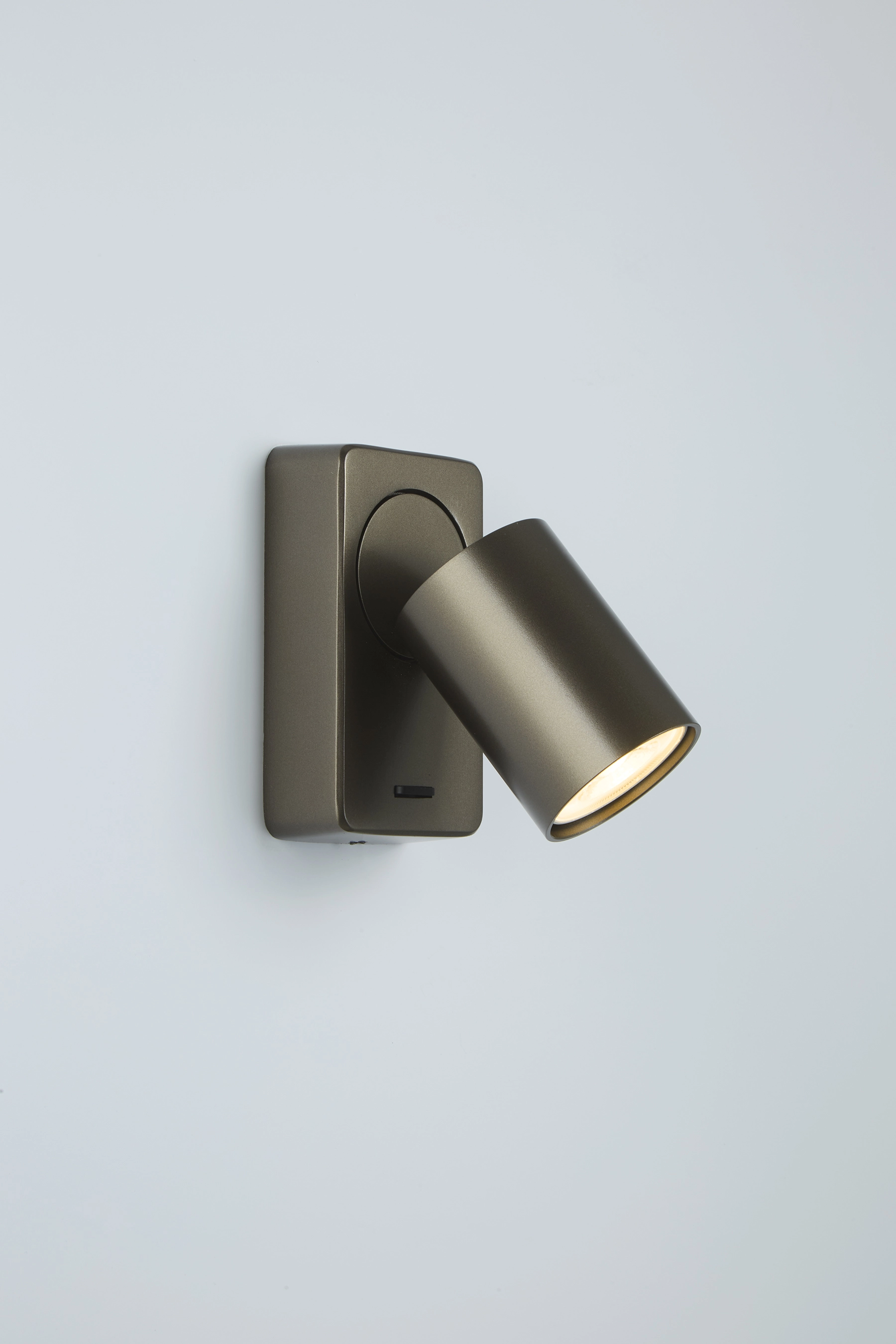 Lampe murale Moon 1 avec bronze à interrupteur