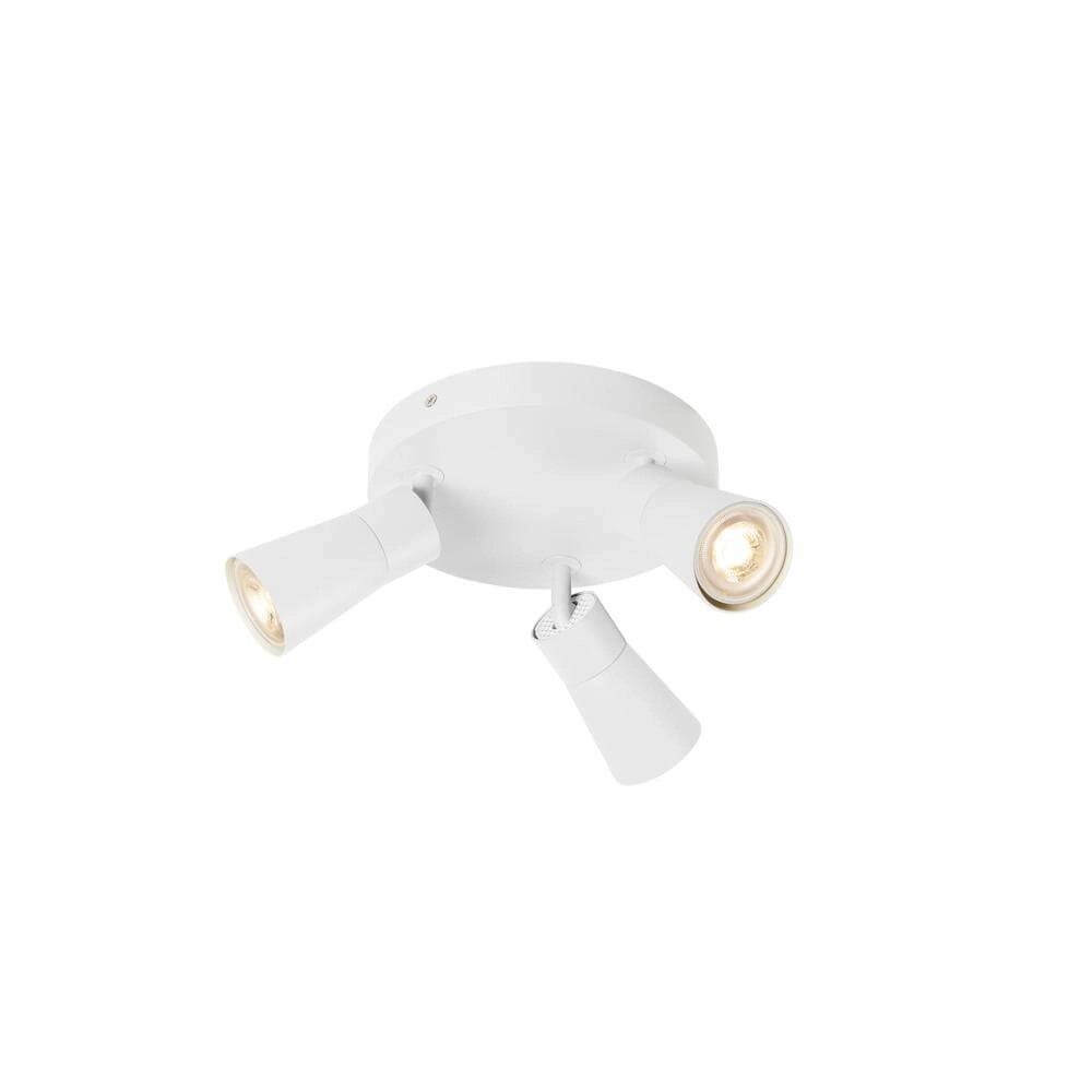 Projecteur rond Puri 2.0 Cone blanc 3 lumières Projecteur rond Puri 2.0 Cone blanc 3 lumières