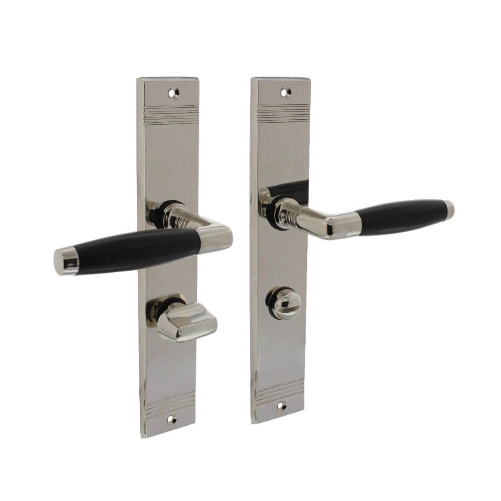 Poignée de porte des années 30 Ton Basic Fermeture de WC 63/8 nickel Poignée de porte des années 30 Ton Basic Fermeture de WC 63/8 nickel