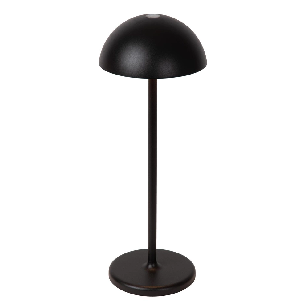 Lampe de table rechargeable Joy IP54 noir Lucide 5411212151940